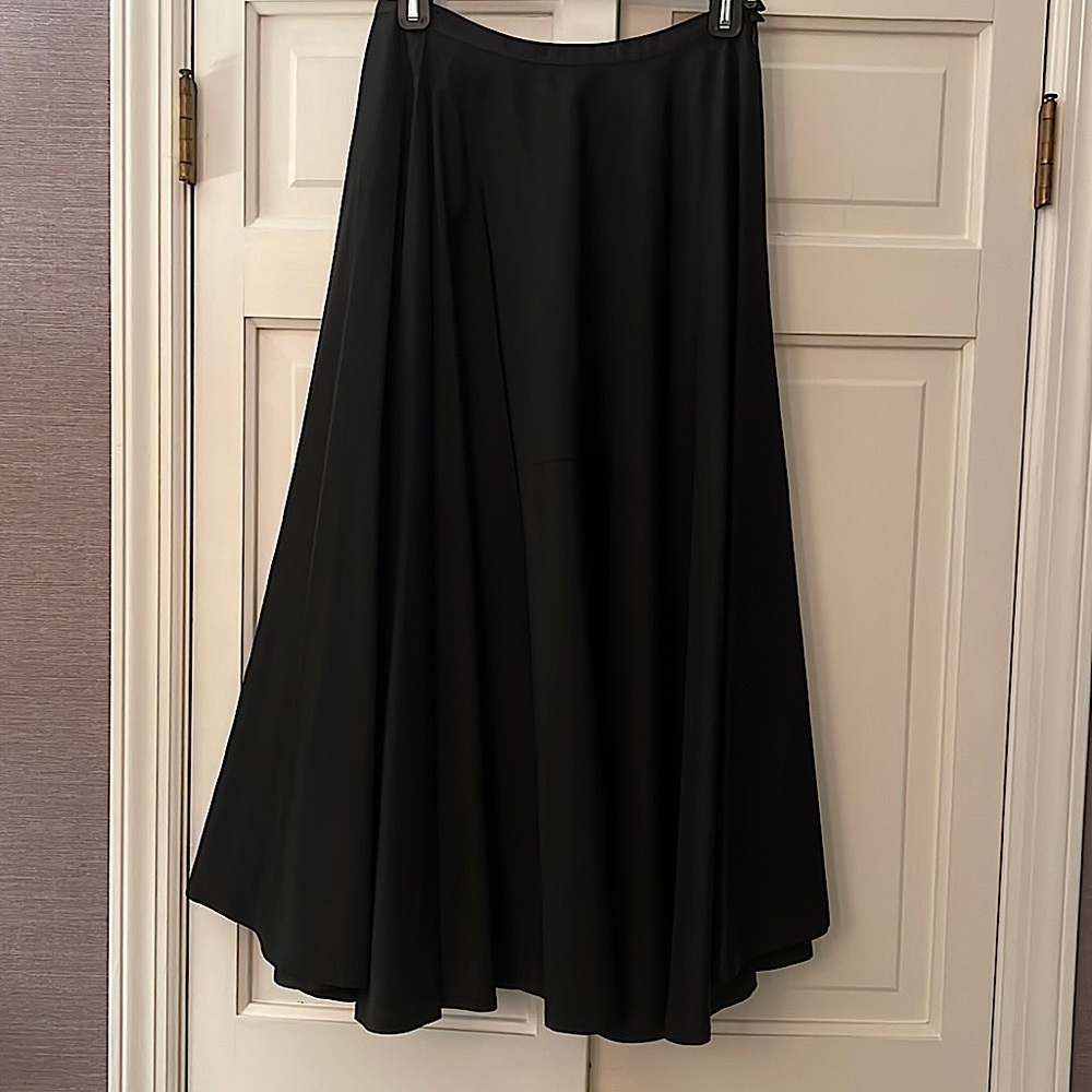 Agnes B Vintage black Ballerina skirt in matte silk - Fr38 US 8